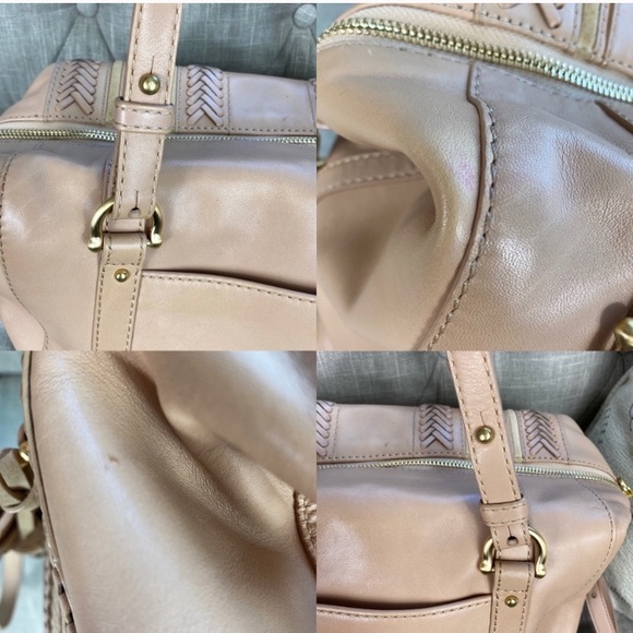 SOLD Brahmin Delaney Satchel Khaki Knoxville - Picture 10 of 16